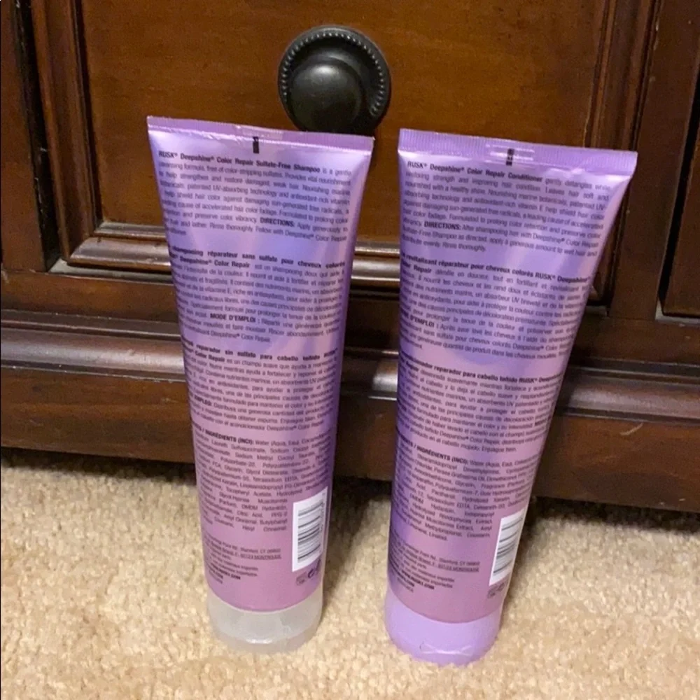 Rusk Deepshine Color Repair Shampoo Conditioner